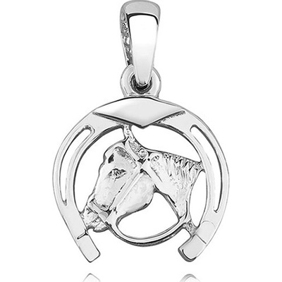 Olivie Stříbrný přívěsek Podkova s koněm 1764