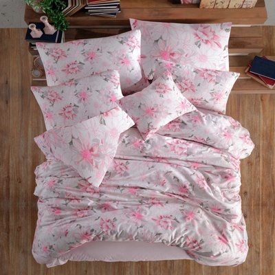 Brotex obliečky Satén Floreta 140x220 70x90