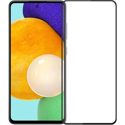 Извит 3D удароустойчив стъклен протектор покриващ целия екран марка MOFI за Samsung Galaxy A54 5G - с черна рамка