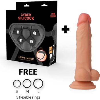 Image 1 of Cyber Silicock дилдо jude включени 3 ринга