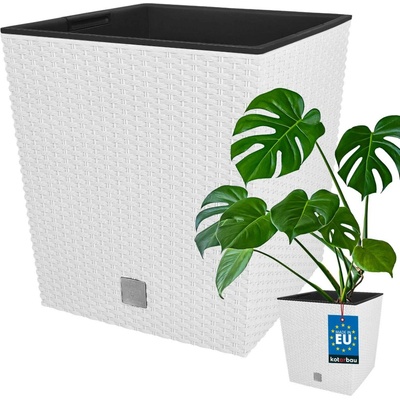 Prosperplast Květináč Rato low 40 x 40 x 40,8 cm bílý