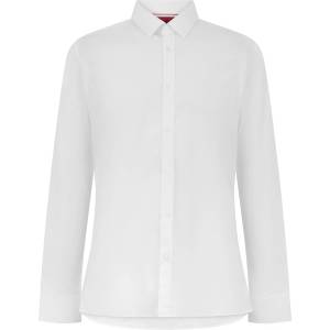 HUGO BOSS Риза Hugo Men's Elisha Long Sleeve Plain Shirt - Open White 199