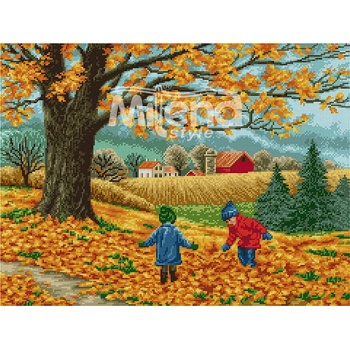 Image 1 of Milena Style Прекрасна есен конци dmc 1: 1