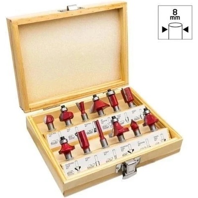 ROX Wood Комплект фрезери в кутия 12 броя / rox 153rox0310 / (rox 153rox0310)