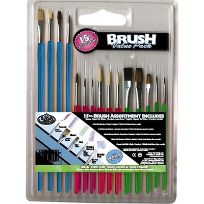 Štětce Royal & Langnickel - 15 dílný set – Sleviste.cz