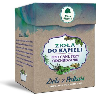 Dary Natury Билки за баня за отслабване, 4 сашета 50 g | Dary Natury (860061 DN)