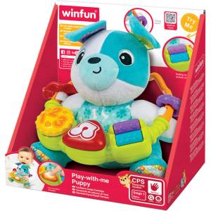 WinFun Плюшено кученце с функционални бутони