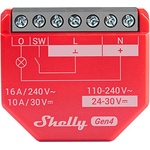 Shelly Смарт реле Shelly - 1PM Gen4, 16A, с измерване, червено (3800238070717)