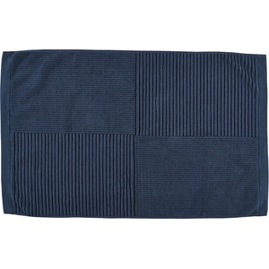 Zone Denmark Килимче за баня Classic 80 x 50 см тъмносиньо (34977)