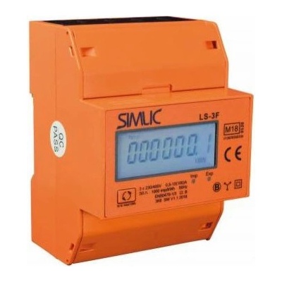 Počítadlo Simet 230 V IP44 100 A
