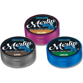 Kryston šňůra Merlin Fast Sinking Braid Černá 20m 35lb