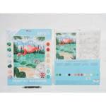 Dalprint Painting by numbers - Tropical flamingo