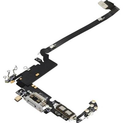 Nabíjecí obvod + Flex kabel iPhone 17 Pro Max – Premium – stříbrný IPH1871