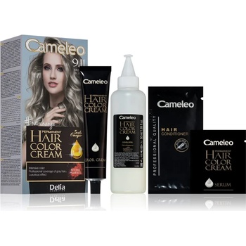 Delia Cosmetics Cameleo Omega перманентната боя за коса цвят 9.11 Frozen Blond