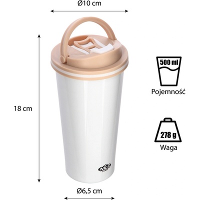 Nils Camp NCB18 bílý 500 ml