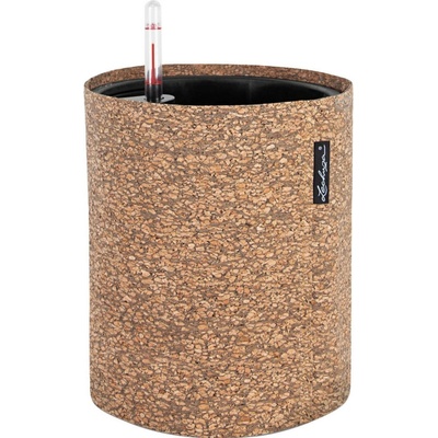 Lechuza Kvetináč Trendcover 23, Cork Dark Natural, 23 x 26,5 cm