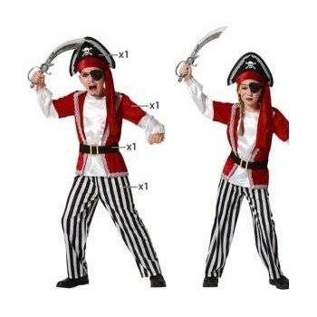 BigBuy Carnival Маскировъчен костюм за деца Многоцветен Пирати Размер 10-12 години