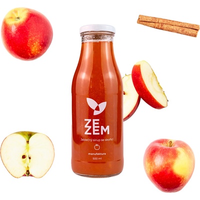 Zezem Jablečný sirup se skořicí 0,5 l