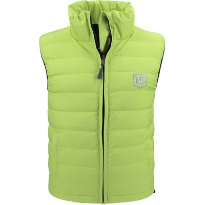 MelCon Mera dětská péřová vesta fluo zelinkavá