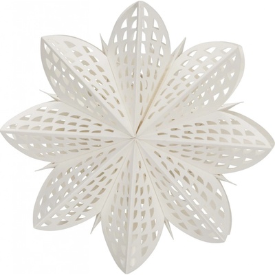 House Doctor Závěsná papírová hvězda Gint White Ø 30 cm bílá barva papír