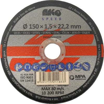 MAGG SPEED Rezný kotúč na kov 150 x 1,5 x 22 mm