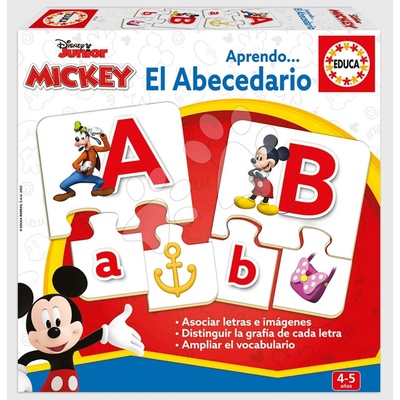 Educa Písmenka abecedy Mickey & Friends 81 dílků