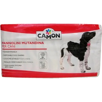 Camon dog diapers XL - памперс-гащи за кучета с талия 55 - 65 см. , 12 броя