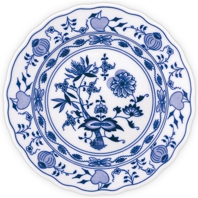 Český porcelán Dubí Talíř 10003 Cibulák 21 cm