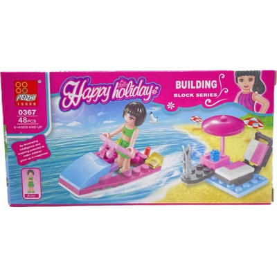 PEIZHI Stavebnice 0367 Happy holiday - Vodní skútr