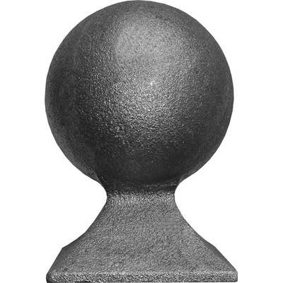 Koule ozdobná, L-128mm, podstavec 80x80mm, dutá