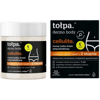 Tołpa Dermo Body Cellulite noční krém proti celulitidě 250 ml