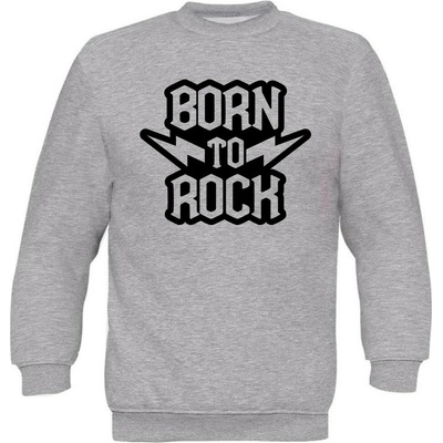 Dětská mikina Born to Rock šedá