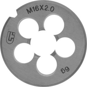 SIBRTEH Плашка Сибртех 77044, m16 × 2, 0 мм, дясна резба