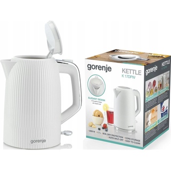 Gorenje K17DPW Електрическа кана 1, 7 л 2200 W бяла (K17DPW)