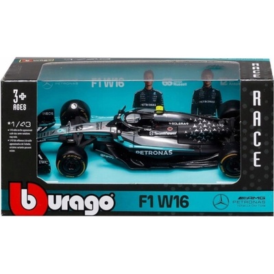 Bburago Závodní auto FORMULE F1 Mercedes AMG W16 2025 Kimi Antonelli -38237 1:43