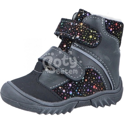 Jonap zimní kožené boty 055 bublina barevná