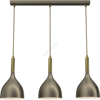 Luminex Пендел NOAK 3xE27/15W/230V месинг/златист (LU4003)