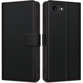 Tech-Protect WALLET RS IPHONE 16E BLACK/RED Калъф Tech-Protect Wallet за iPhone 16e - черен