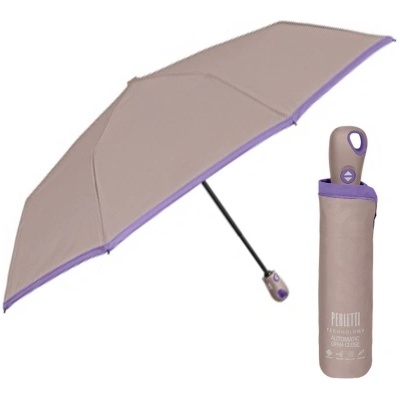 Дамски съваем автоматичен чадър Open-Close | Perletti Technology 21808 | Бежов