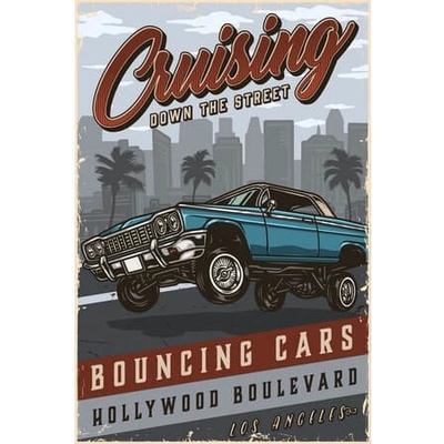 Ceduľa Racing - Cruising Los Angeles