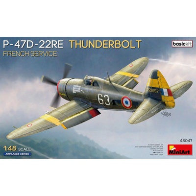 MiniArt Republic P 47D 22RE Thunderbolt French Service Basic Kit 1/48