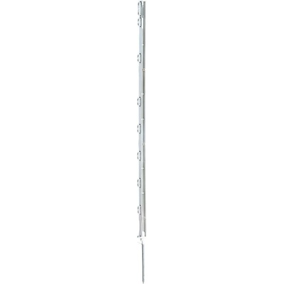 Tyčka - sloupek pro elektrický ohradník, plastová bílá, 105 cm, 1 nášlapka