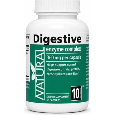 NuLab Tráviace enzýmy 360 mg 60 kapsúl