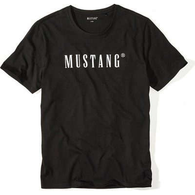 Mustang Čierne pánske tričko Bennet