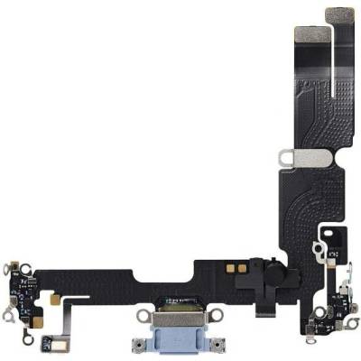 AppleKing nabíjecí a audio flex konektor pro iPhone 14 Plus - modrý