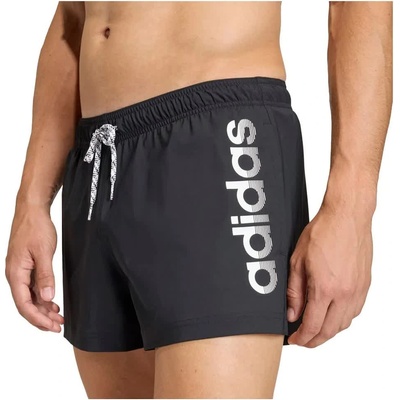 Adidas Бански гащета Adidas Logo Stretchy Knit 3´´ swimming shorts - Black (Black / White)