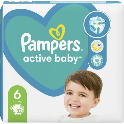 Pampers Active baby 6 32 ks