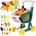 Armutoys ДЕТСКА ЗЕЛЕНА КОЛИЧКА ЗА ПАЗАРУВАНЕ С ПРОДУКТИ 32 ЧАСТИ