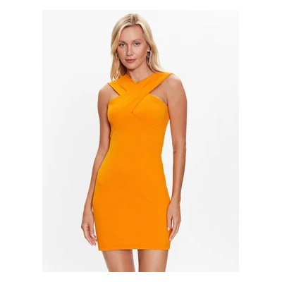 Sisley Ежедневна рокля 4V3CLV03X Оранжев Regular Fit (4V3CLV03X)