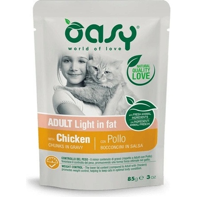 OASY Chunks in gravy Light in Fat Chicken 85 g